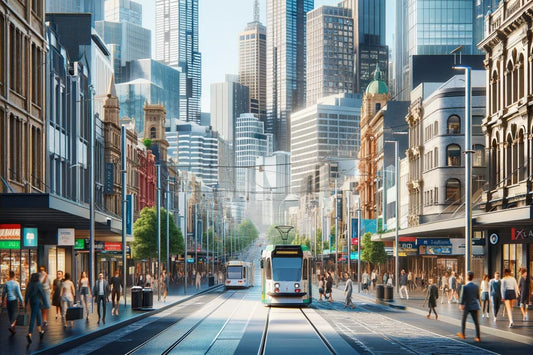 Die Strassen von Melbourne
