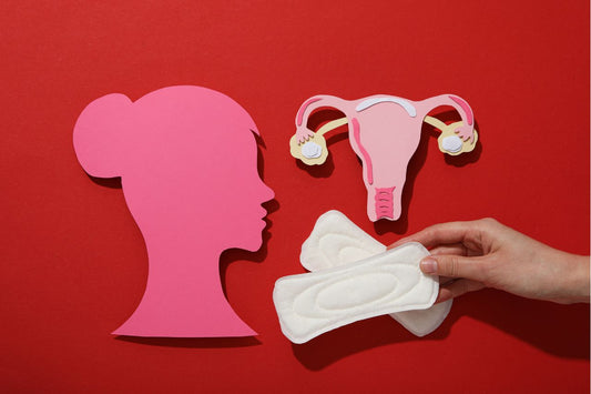 Künstlerische Darstellung der Menstruation