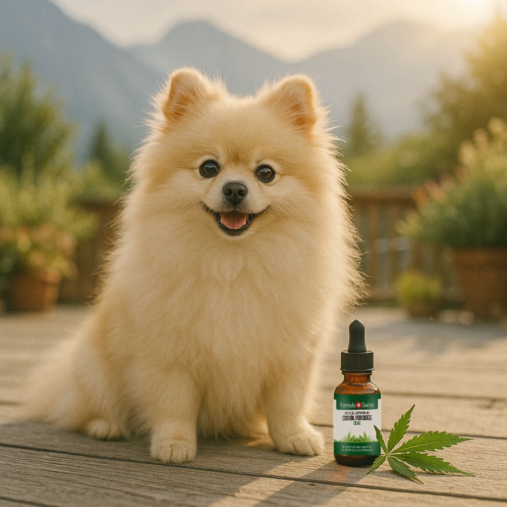 CBD Ol fur Hunde Oliven